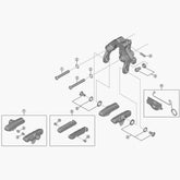 Shimano Br-8010-R Cable Fixing Bolt And Plate Spares & Accessories